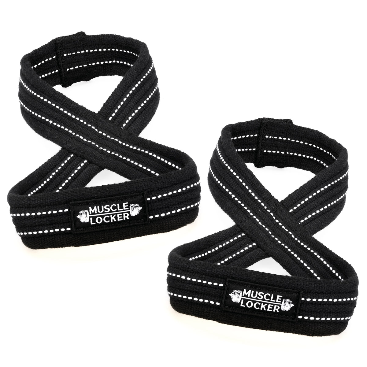 The Muscle Locker Figure 8 Deadlift Straps