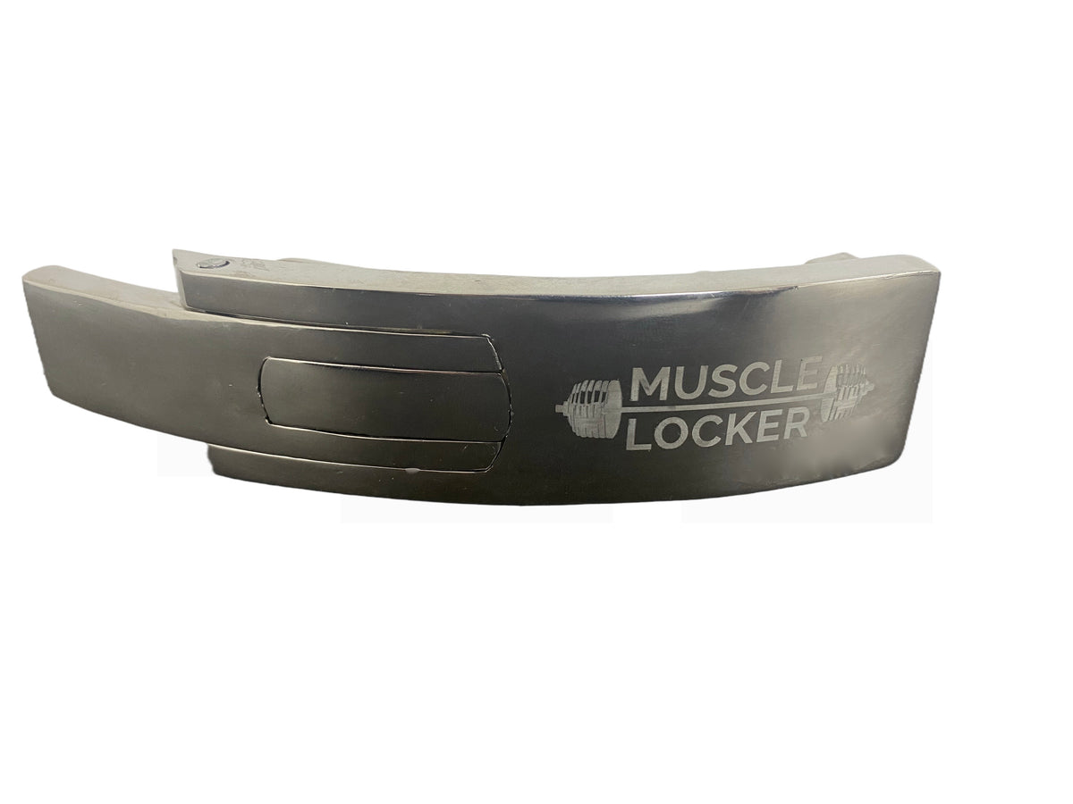 Muscle Locker Silver Alloy Lever Buckle